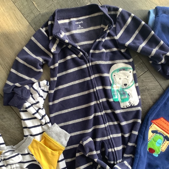 Four 6 month sleepers, Carters, Pekkle - Picture 6 of 7